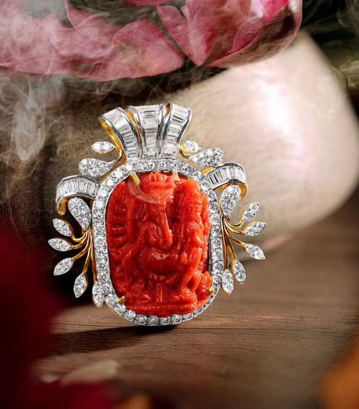Raja Diamond Brooch