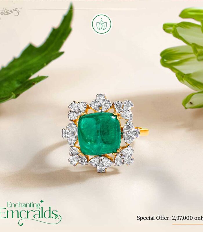 Emerald Bloom Ring